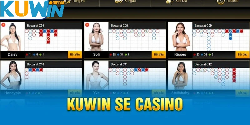 SE Trực Tuyến là sảnh cược casino hàng đầu tại Kuwin